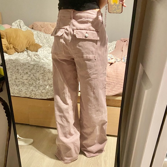 American Eagle Ash Pink Jeans - Size 4 - Picture 2 of 6